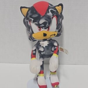 Sonic the Hedgehog Shadow Plush Toy - Black, Red, White
